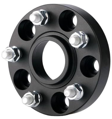 SYBLW Distanziali Ruote Auto Compatibile con Ford per Focus per C-Max per Taurus 1 Pz Adattatore Distanziatore Ruota Ampliato Flangia Spacer PCD 5x108 CB 63.4 M12x1.5(15mm)