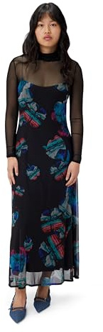 DESIGUAL ABITO LUNGO DONNA NERO