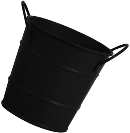 Mipcase Metall-aufbewahrungseimer Mit Griffen Kleiner Blecheimer Für Snacks Desserts Und Süßigkeiten Als Partygeschenk Oder Schreibtisch-mülleimer Für Zuhause