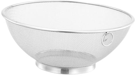 TOYANDONA Panier Vidange Acier Inoxydable Passoire Fine pour Fruits et Légumes Égouttoir Cuisine Filtre à Eau Pratique pour Lavage et Égouttage