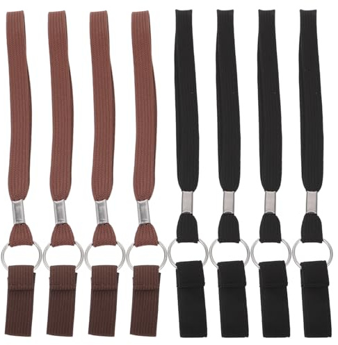 Beaupretty Lot de 8 Dragonnes de Poignet Antidérapantes pour Bâtons de Randonnée et Cannes de Marche – Dragonnes de Remplacement en Nylon – Accessoires Confortables pour Randonnées,