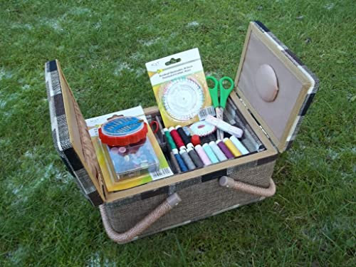 Nähkästchen, Nähkorb, Handarbeitskorb, Sonderserie von Korbhaus Gesthüsen