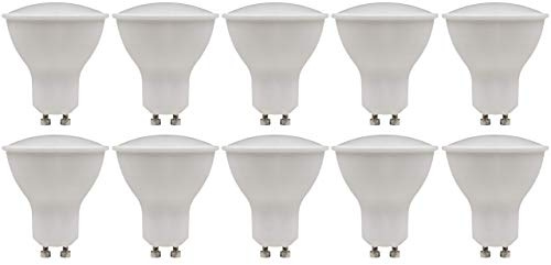 McShine - LED Strahler Leuchtmittel | PV-90 | GU10, 9W, 900 lm, 120°, warmweiß | 10er-Pack