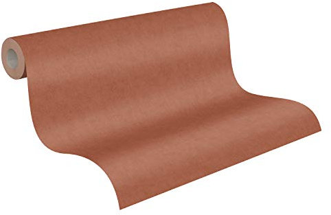 A.S. Création Vliestapete Geo Nordic Unitapete einfarbig 10,05 m x 0,53 m orange 375367 37536-7