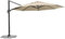 Schneider Sonnenschirm Rhodos Grande, natur, 400 cm rund, 789-02, Gestell Aluminium, Bespannung Polyester, 25.5 kg