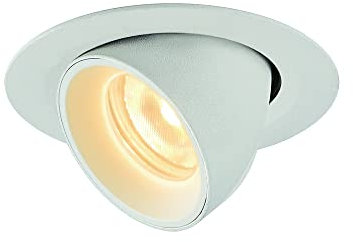 SLV Deckeneinbauleuchte NUMINOS® GIMBLE XS / LED Spot, Fluter, Deckenstrahler, Deckenleuchte, Einbau-Leuchte, Innen-Beleuchtung / 3000K 7W 730lm weiß 20Grad