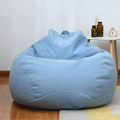 Highdi Sitzsack für Erwachsene, nur Bezug (Keine Füllung), Comfort Groß Sitzsäcke Gaming Bean Bag Chair für Indoor Outdoor Living Room Decor (80 x 90 cm)