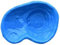 Giardini d'Acqua Laghetto da Giardino Preformato Modello Caldonazzo Azzurro Dim 110 x 78 x 28 capacità 90 Lt Stagno Esterno Plastica Vasca Pesci Piante Palustri Ninfee Koi Fai da Te Garden