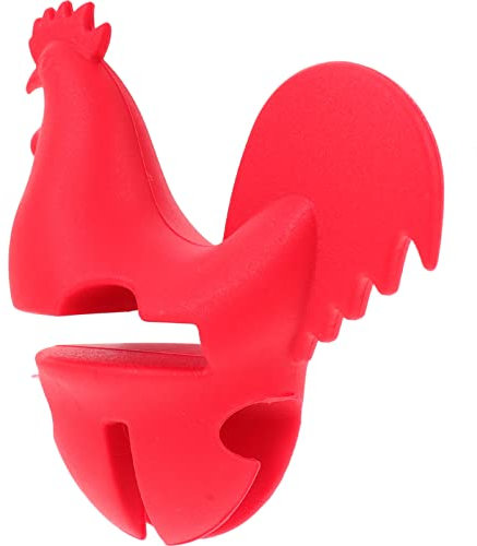 Rooster Shape Silicone Spill-Proof Pot Lifter Lid Boil Stopper