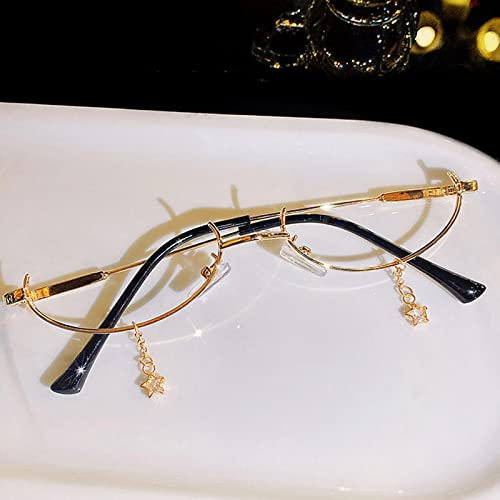 Brillenkette Frauen Elegante Dame Maskerade Gesicht Kette Quaste Design Brillengestelle Frauen Schmuck Niedlich Sexy Goldfarbe