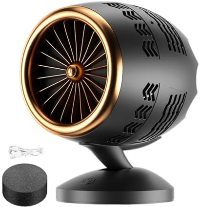 MaxtiL Cappa da Cucina da Tavolo, Mini Aspiratore con Rotazione a 360 Gradi, velocità di Rotazione 3200 Giri/min, Aspiratore da Cucina Portatile, Cappa da Cucina Piccoli Gadget