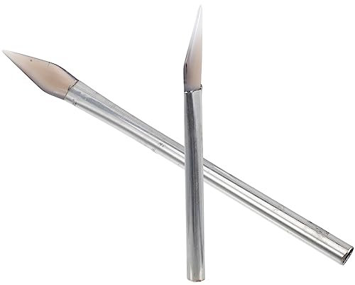 NUOBESTY 2 Stk Schmuck Poliermesser Achatpolierer für Schmuck Achat-Schmuckpolierer Achat-Schmuckpolierwerkzeug Achat-Schmuckglättungswerkzeug Gold und Silber Poliermaschine Zubehör Mann