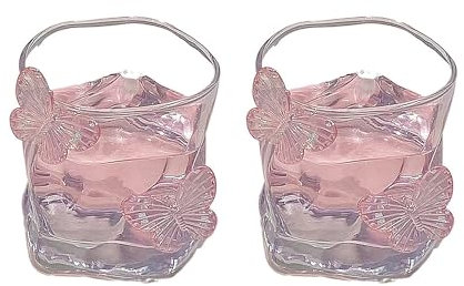 YY Verres à whisky créatifs en verre transparent sans plomb, verres à vin colorés en verre à l'ancienne pour boire du bourbon, du scotch, du whisky, des cocktails, du cognac