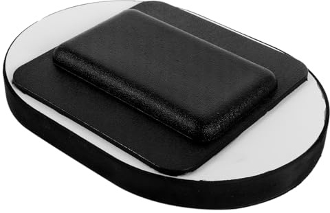 SHOWERORO Drum Silencer Pad Adhesive Rubber Soundproofing Pad for Bass Drum Noise Reduction Control Practice Performance