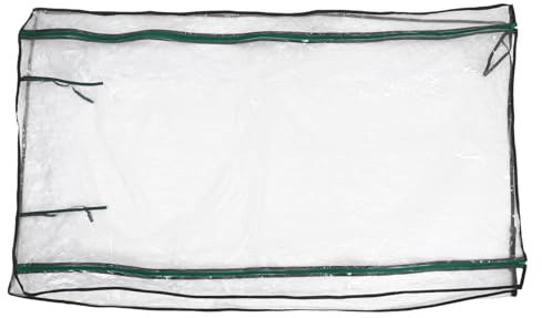 YARNOW PVC Transparente Gewächshausabdeckung Wetterbeständiges Pflanzenschutzhaus Für Mini-gewächshäuser Im Innen Und Außenbereich Mit Guter Luftzirkulation