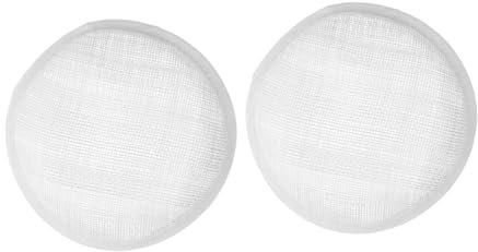 IMIKEYA 2stücke Runde Mesh Hut Basis Für Damen Elegante Filzunterlage Für Fascinator-hüte Praktische -zubehörteile Für Kreative Kopfbedeckungen Und Haarschmuck-projekte