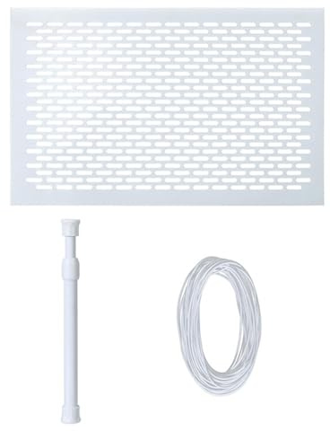 shpuuyy Grille de Protection pour Skimmer de Piscine - Épuisette À Feuilles,Filet de Sécurité en Maille pour Drainage Étang et Bordure de Piscine