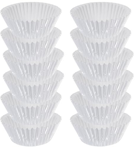Ciieeo 100 Pirottini Per Cupcake In Alluminio Argentato Pirottini Per Cupcake In Alluminio Pirottini Per Muffin Pirottini Di Carta Per Muffin Pirottini Di Dimensioni Standard Per Cupcake