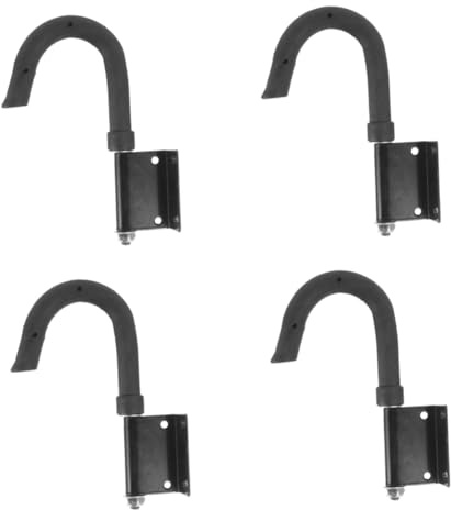 VILLCASE 4 piezas Gancho para Escalera Metálica Resistente para Tejados Accesorio para Escaleras Extensibles para Garaje Gancho Estable y Seguro para Almacenamiento y Transporte