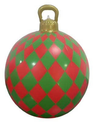 Jättejulkulor - 61 cm uppblåsbar dekorationsboll, gigantiska uppblåsbara