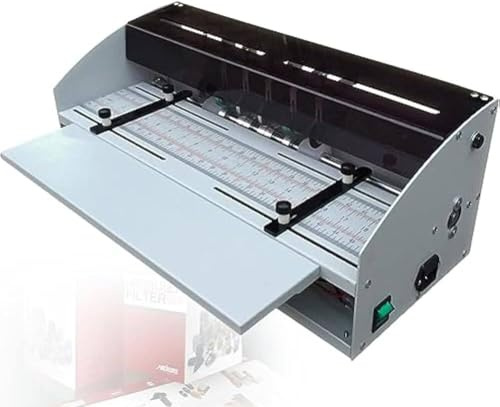 XHSMYXGS Plieuse, Rainureuse et Perforatrice Électrique pour Carton - Machine Polyvalente pour Plis et Découpes Précises dans Les Projets de Loisirs Créatifs