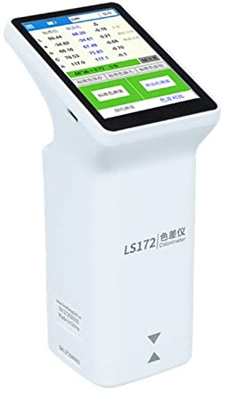 Digital Precise Colorimeter LS172 LS173 LS172B LS173B Smart Touch Screen Colorimeter for Coating Ceramic Plastic Paint Color Measurement Easy Match(LS172)