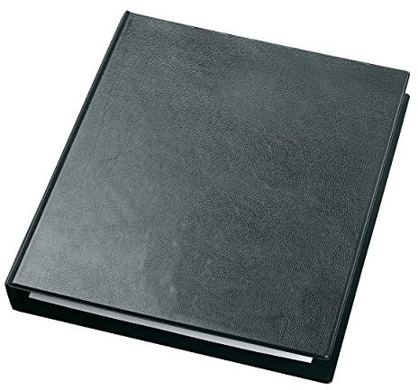 VELOFLEX 4130280 - Ringbuch Exclusiv, DIN A3, Hochformat, 4-D-Ring-Mechanik, schwarz, 1 Stück