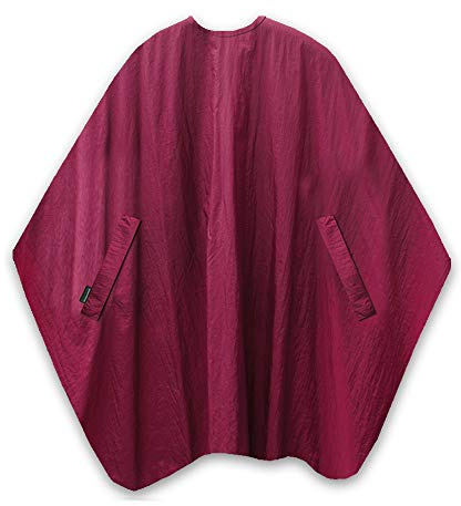 TD CLASSIC Haarschneideumhang burgundrot