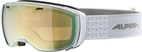 ALPINA ESTETICA Q-LITE - verspiegelte, kontrastverstärkende OTG Skibrille mit 100% UV-Schutz für Erwachsene - Rahmengröße S