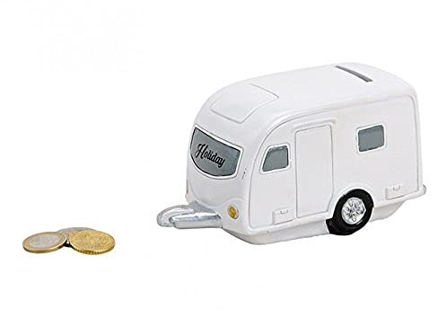 Wurm KG wunderschöne moderne Spardose,Sparbüchse Wohnwagen Wohnanhänger Campingfahrzeug ca. 15 cm groß