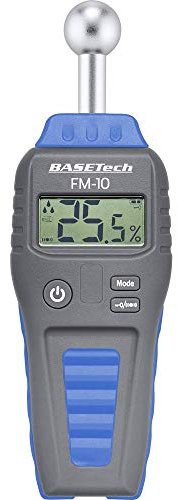 Basetech FM-10 Materialfeuchtemessgerät Messbereich Baufeuchtigkeit (Bereich) 0.1 bis 99.9% vol Messbereich Holzfeucht