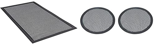 ILSA Tappetino Protezione Piano Cottura Induzione, Bordi Rinforzati, Dimensioni 24x44 cm & Set 2 Tappetini Protezione Piano Cottura Induzione, Bordi Rinforzati, Rotondo, Diametro 22 cm