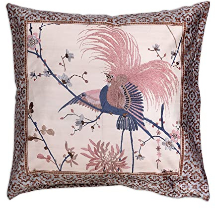 Bassetti Fong Kissenhülle zu Tischwäsche aus 100% Baumwolle, Panama-Gewebe in der Farbe Beige 4M, Maße: 60x60 cm - 9322746