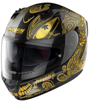Nolan N60-6 Ritual Helm, schwarz/Gold, M (58)