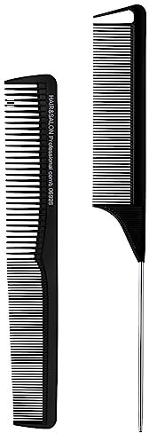 Lamkrtlp 2PCS Comb, Hairdressing Combs Set, Heat-resistant & Anti-static Professional Salon Styling Comb