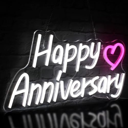Benutzerdefinierte Neon-Zeichen, LED Neon-Leuchtschilder Anpassbar für Wanddekoration, Personalisierte Neon-Zeichen für Schlafzimmer Hochzeit Geburtstag Party Geschenk