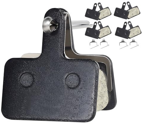4 paires de plaquettes de frein pour vélo en résine pour Shimano B01S/B03S/B05S Deore Tektro TRP pour vélo de montagne à disque de frein