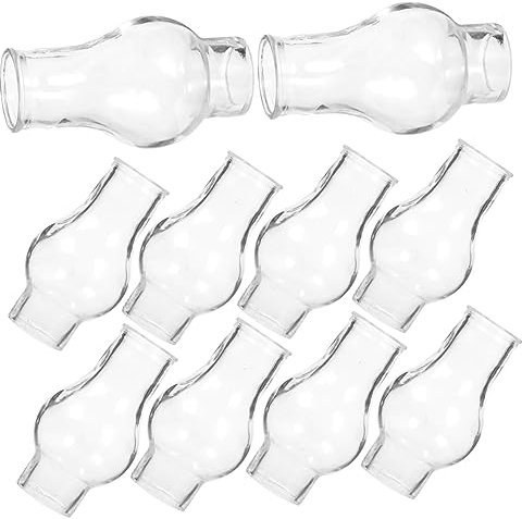CIYODO Glasabdeckung Für Petroleumlampe Ersatz-kamin Für Öllampen Glasschirm Für Camping-öllampe Retro-lampenabdeckung Zubehör Für Petroleumlampen