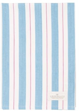 Greengate Elinor Geschirrtuch pale blue 70x50cm