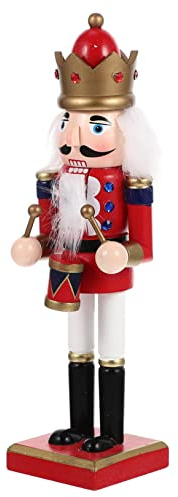 Cabilock 2 Piezas Adorno De Cascanueces Hombre De De Jengibre Adornos Navideños Antiguos Figuras De Marionetas Cascanueces Ornamento del Jardín Muñeca Cascanueces Navidad Madera