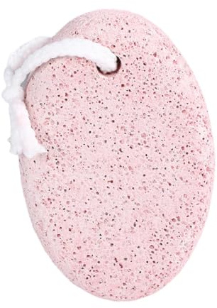 FashionCha Bimsstein für Die Fußpflege, Hornhautentferner für Hände Und Füße, Pediküre Werkzeug, Rosa