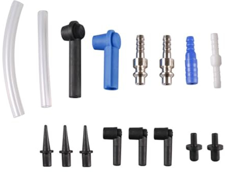 Namvo Bremsflüssigkeitswechsler Zubehör Bremsflüssigkeitsverbinder Pumprohrverbinder 16-teiliges Set Bremsflüssigkeitsverbinder