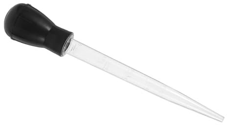 ABOOFAN Turkey Baster and Flavor Injection Tool Black, Food Grade Meat Baster for Cooking and Marinating, Compact Kitchen Gadget for Roasting and Grilling