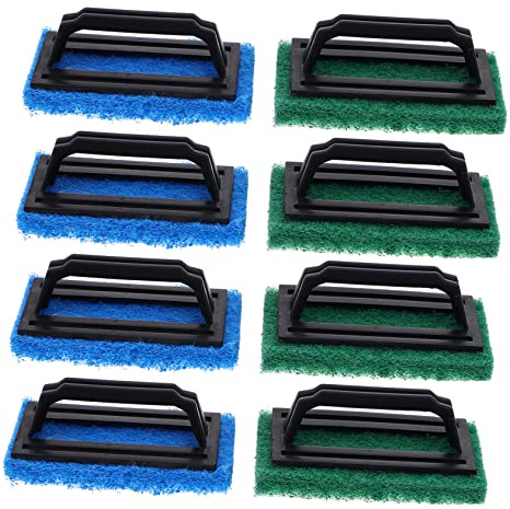 BESPORTBLE 8pcs Aquarium Cleaning Products Fish Tank Sponge Brush Glass Cleaning Tool Tank Cleaner Algae Remover for Aquarium Washing up Sponges Household Brush
