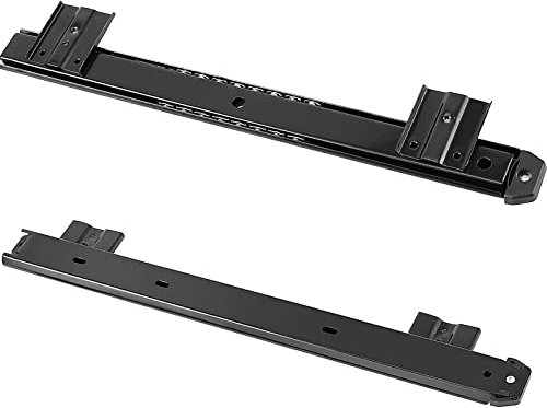 WASAJ Guide Versatili per Il Vassoio della Tastiera, Struttura in Acciaio Spesso, Guida per Il Vassoio della Tastiera del Computer sotto la scrivania, Molto Liscia. Guide per vassoi per Tastiera m