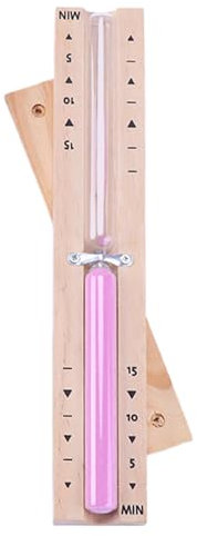 Evember Sauna Hourglass Sand Timer | 30 Minutes Rotating Hourglass Timer for Sauna | Spa Center Bathroom Wall Mount Design Precise Control Clock for Home and Commercial Use