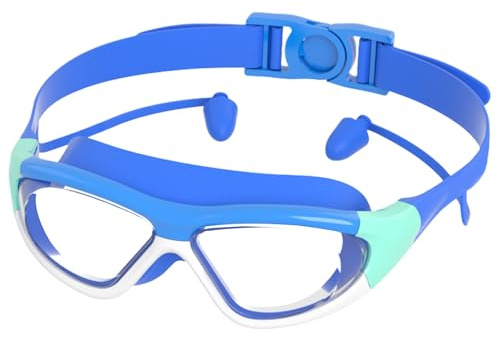 Générique Occhiali da piscina per, nuotatori da nuoto | Girls Swim Ggggles - Pollame per orecchie anti-UV con grande impermeabile