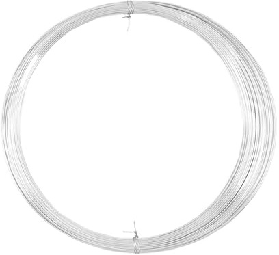 CSFFA 2M 0,3-1,0 mm 925 sterlingsilvertråd for smyckestillverkning halvhård rund sterlingsilvertråd for smyckestillverkning tillbehör smycken gör-det-själv(0.4mm 2meters)