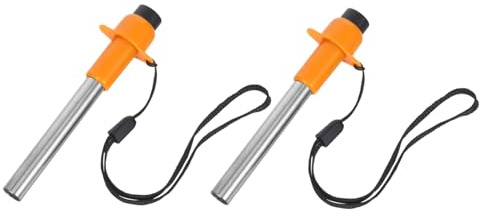 POPETPOP 2pcs Portable Piezoelectric Igniter Kit Camping Ignition for Bbq Grill Stove Outdoor Push Button Fire Starter Igniters