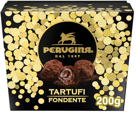 PERUGINA Tartufi Cioccolatini Fondenti, Scatola 200g